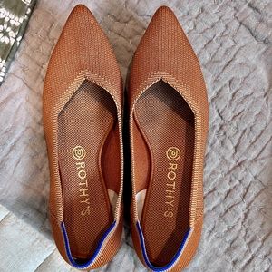 Rothy's The Point, Fawn, Size 10
